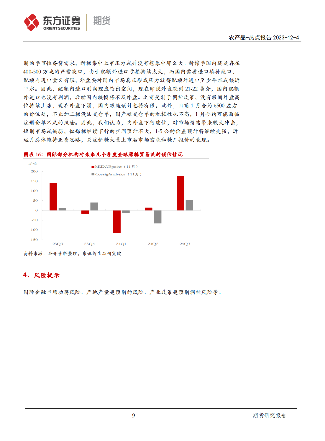 1701741255638079120.png 东证期货_热点报告_农产品_郑糖下行破位,后市如何?_方慧玲_20231204_08.png